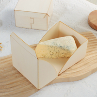 Boîte à fromage Biodégradable En Bois À Emporter Gâteau Tiramisu Dessert Pâtisserie Brownie Fromage Emballage Alimentaire Boîte-Cadeau