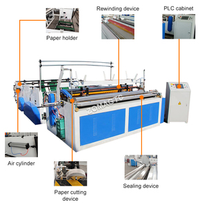 Máquina de corte de papel higiénico, maquinaria de rebobinado de fabricación automática de papel higiénico - Product Image 3