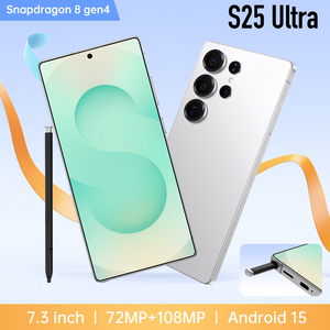Miễn phí vận chuyển mở khóa <span class=keywords><strong>Android</strong></span> S25 siêu Deca core CPU điện thoại thông minh 5g 7.3inch 4K original108mp phía sau máy ảnh di động <span class=keywords><strong>Android</strong></span> điện thoại - Product Image 5