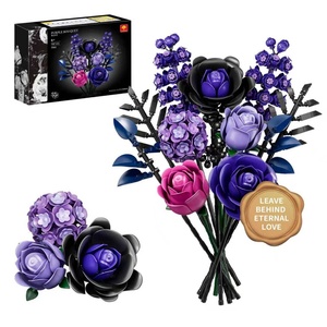 <span class=keywords><strong>Bouquet</strong></span> <span class=keywords><strong>de</strong></span> briques en plastique à succès – Décoration éternelle, jouet d'assemblage anti-stress DIY, ensemble <span class=keywords><strong>de</strong></span> 40 pièces, thème animaux et nature, pour les 14 ans et plus - Product Image 1