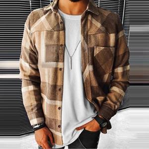 Custom Mens Long Sleeves Casual Plaid Cotton Flannel <strong>Shirt</strong> for Men, Mens Quilted Flannel <strong>Shirts</strong> <strong>Checked</strong> Long Sleeve Winter Plaid - Product Image 6