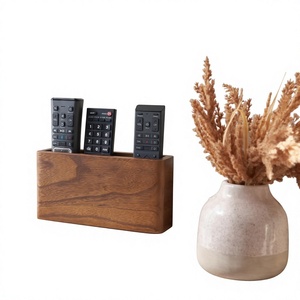 Eco Friendly Wooden 5-Layer Modern Handmade <b>Remote</b> <b>Control</b> Storage Organizer for Home - Product Image 5