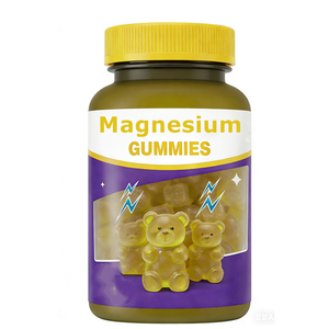 Gummies au magnésium apaisantes OEM sans sucre, zinc, magnésium, <span class=keywords><strong>B6</strong></span>, B2, fabricants de gummies au magnésium pour adultes et enfants - Product Image 1