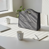 Sac fourre-tout en feutre avec logo imprimé personnalisé et portable, approvisionnement en usine, sacs à main, sac fourre-tout en feutre pour l'épicerie