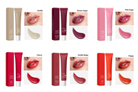 Baume à lèvres végétalien brillant personnalisable avec votre logo – Hydratant, longue tenue, soin des lèvres – 6 couleurs