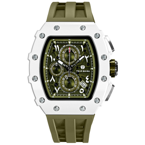 Montres pour hommes <span class=keywords><strong>TSAR</strong></span> BOMBA, mouvement Seiko, quartz, cristal saphir, acier inoxydable, silicone, vente en gros, tendance, tonneau 43 mm - Product Image 2