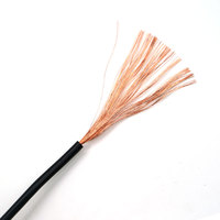 Câble torsadé flexible RVS à 2 conducteurs 0,5 0,75 1 1,5 2,5 mm Ligne d'alarme Sonnette de porte coupe-feu Fils électriques en cuivre Câble électrique