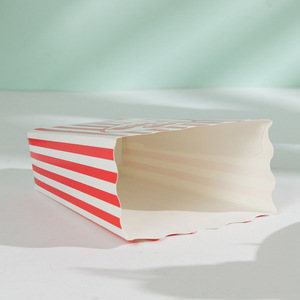Sacs à Popcorn Personnalisables OEM pour la Livraison, Emballages Alimentaires Pliables en Carton Ivoire de Haute Qualité, Biodégradables et de Style Vintage - Product Image 2