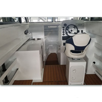 Bateau de pêche en mer fermé de 9,6 m (30 pieds) avec moteur hors-bord diesel, en aluminium, à vendre à Tonga