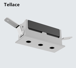 Tellace Trong Nhà Chất Lượng Cao Độ Sáng Trắng Đen Nhà Khách Sạn Văn Phòng Die Cast Nhôm Lõm Trần Lưới Tản Nhiệt Dẫn Xuống Ánh Sáng - Product Image 3