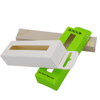 Boîte d'emballage en carton rigide écologique avec logo personnalisé pour flacons cosmétiques, avec laminage mat et gaufrage