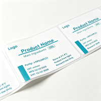 Étiquettes autocollantes en vinyle PVC résistantes à la chaleur, imperméables, à adhérence forte, personnalisées, pour flacons/bouteilles de 2 ml/3 ml/10 ml