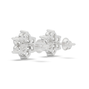 Pendientes de Halo de Diamantes en Oro Rosa, Diamantes Cultivados en Laboratorio, Certificados por IGI, Corte Brillante Redondo, Joyería para Mujer, Venta al Por Mayor - Product Image 4