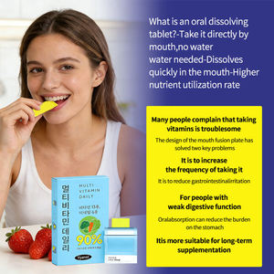 Bandes buvables multivitaminées végétaliennes naturelles OEM/ODM à faible teneur en sucre pour soutenir le métabolisme et la digestion – Complément alimentaire pour adultes – Échantillon gratuit - Product Image 2