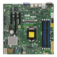 Motherboard Server MicroATX MBD-X11SSL-F dengan Soket Tunggal LGA-1151 (Soket H4) Intel C232, Mendukung DDR4