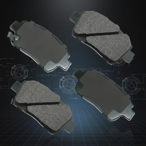 Plaquettes de frein avant semi-métalliques en céramique D990 pour Toyota Echo Prius <span class=keywords><strong>Scion</strong></span> <span class=keywords><strong>IQ</strong></span> Celica XB MR2 Spyder XA - Product Image 1