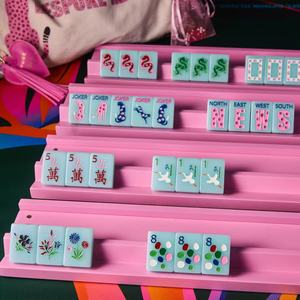 Luxury Modern Portable Engraved American <b>Mahjong</b> <b>Set</b> in Acrylic - Product Image 4