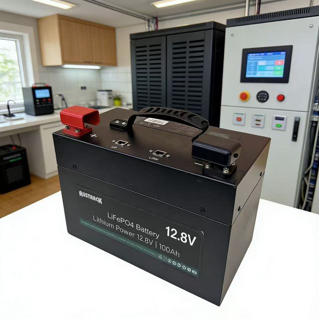 Factory Direct Sale: Deep Cycle 12.8V 100Ah Lithium Iron Phosphate Battery Pack for RVs, Custom Capacity Available