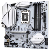 Carte mère B760M LGA1700 DDR4 4800 OC WiFi 6 2.5G LAN 12+1+1 Phase Power White Edition Micro ATX pour PC de jeu