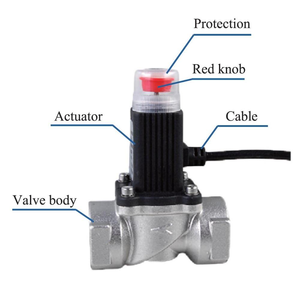 Válvula Solenoide Detectora de Gas LPG de Aleación de Aluminio DN15, Venta al por Mayor de Fábrica, Duradera, Cierre Rápido, AC110V-240V - Product Image 6