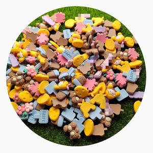 Nueva novedad Hada jardín tema limo encantos flores lindas oso <span class=keywords><strong>queso</strong></span> leche té taza cabujones adornos para joyería DIY - Product Image 6
