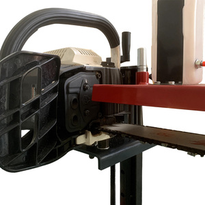 Scierie à chaîne à commande manuelle, <span class=keywords><strong>support</strong></span> de traction, rail de 2,1 m, pince à bois et réglage de la hauteur par manivelle - Product Image 5