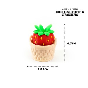 Juguetes Antiestrés de Frutas Impresos en 3D, Duraderos, de PLA, Sandía, Fresa, Uva, Personalizables, Decoración de Escritorio EDC, Alivio del Estrés, Feeron - Product Image 4