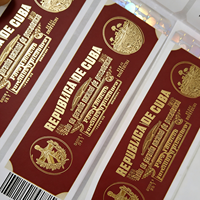 Autocollants personnalisés cubains imprimés UV avec dorure à chaud, hologramme adhésif anti-contrefaçon, étiquette de boîte à cigares avec sceau