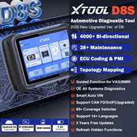 Escáner Automotriz Profesional D8S V2.0, Herramientas de Diagnóstico para Automóviles, Tecnología de Codificación ECU, Mapa FCA DOIP, Escáner para Automóviles D8S