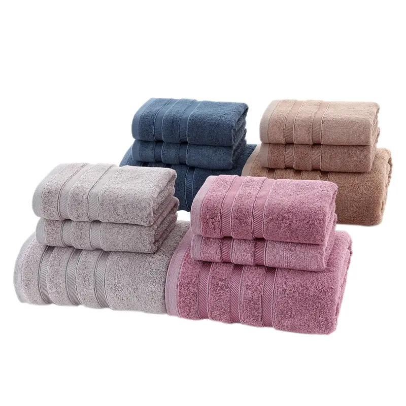 2021 Offre Spéciale hautement absorbant serviette en bambou organique de luxe serviette de bain serviettes