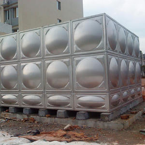 Tanque de Agua Potable de Acero Inoxidable SS304 Soldado con Aislamiento de PU, Tanque de Agua de Acero Inoxidable Soldado, Tanque de Agua de Acero Inoxidable 304 - Product Image 2