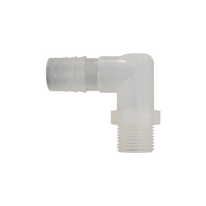 Accesorio de Plástico para Acuario, Conector de Codo de 916 Pulgadas, Rosca Macho de 4 mm de Diámetro, Transparente - Product Image 1