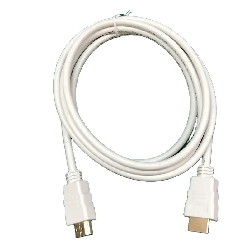 White Color 4k@60hz 2.0 HDM Cable High Speed Gold Plated for TV Monitor ps4 Projector HDM Kabel Video Cable