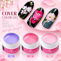 Pour vernis gel UV, écologique, non toxique, durcissement à la lampe LED/UV, usage professionnel en salon de manucure, longue durée, design
