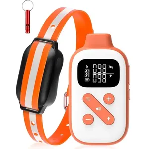 Collier de dressage anti-aboiement <span class=keywords><strong>2</strong></span>-en-<span class=keywords><strong>1</strong></span> pour chien avec télécommande, portée de 3300 pieds, 5 niveaux de sensibilité réglables, étanche IP67 (pour chiens de 5 à 120 livres) - Product Image 1