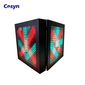 Feux de signalisation routière LED de 200 mm, 300 mm, 400 mm, croix rouge, flèche verte, avec revêtement protecteur en film transparent pour les systèmes de stationnement - Product Image 3