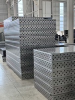 Meja Las 3D D28 Tahan Lama, 5 Sisi dengan Grid Presisi Modular dan Permukaan Berlapis Nitrida Plasma