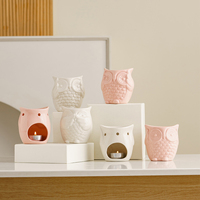 Brûleur d'encens en forme de hibou sage Brûleur d'encens unique Brûleur d'encens en céramique à l'huile d'oud pour Noël
