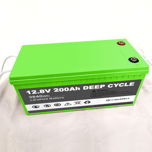 Paquete de Baterías de Iones de Litio Recargables Lifepo4 de 12v 300ah, Ciclo Profundo, Baterías de Iones de Litio de 200ah para Vehículos Recreativos/Sistemas Solares/Yates/Carritos de Golf - Product Image 1