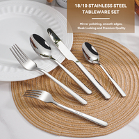Premium Besteckset Modernes Gabel-Löffel-Messer-Set Luxuriöses Edelstahl-Besteckset