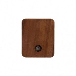 WEKIS Gancho de Pared Creativo Nórdico de Madera de Nogal Negro, Gancho Metálico para Abrigos, Decoración de Baño, Ecológico y Multifuncional - Product Image 5