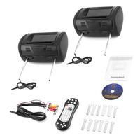 Moniteur DVD pour appuie-tête de voiture HR7718 7 pouces avec USB.SD, jeux