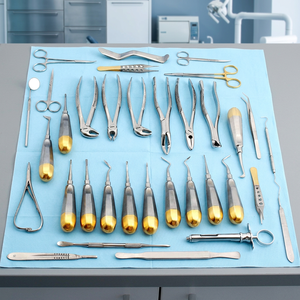 Kit de 74 instruments manuels pour chirurgie buccale et dentaire, extracteurs et forceps, certifié CE, par Grip Surgical - Product Image 4
