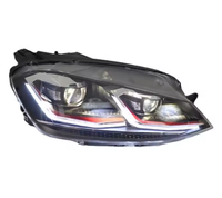 WELIFTRICH Faros Delanteros LED de Alta Calidad 6000K 8000 Lúmenes 12V 70W para Golf 7 Mk7 2013-2016 Plug and Play 1 Año de Garantía