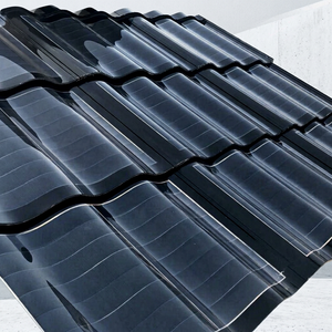 ระบบกระเบื้องหลังคาโซลาร์เซลล์ 150W ทนทาน พร้อมกระเบื้อง PV แบบโปร่งใส PERC โมดูลเซลล์แสงอาทิตย์แบบเทียม - Product Image 1