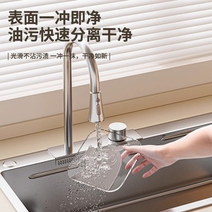 Transparent Pvc Kitchen Placemat Washable Heat Insulating Non Slip Food Preparation <b>Mat</b> For Desk Dining Table Coffee Table - Product Image 1