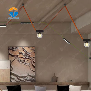 Xu Hướng Mới Siêu Mỏng DC 48V Theo Dõi Hệ Thống Chiếu Sáng Căng Ceil Vải Mềm Vành Đai Ánh Sáng Mô-đun Linh Hoạt Dệt Từ Theo Dõi Ánh Sáng - Product Image 5