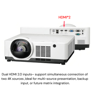 <span class=keywords><strong>Projecteur</strong></span> laser 3LCD haute luminosité 6000lm, source lumineuse 0.44, affichage vidéo professionnel <span class=keywords><strong>pour</strong></span> exposition d'art numérique - Product Image 2
