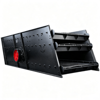 Crible vibrant circulaire 30-275t/h, alimentation 400mm, 15kW, machine de criblage à 3 étages pour station de calibrage de minerai 3YK1548