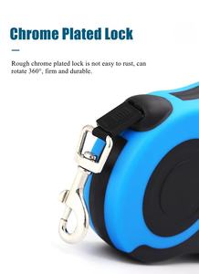 Yüksek kaliteli Pet 3m 5M yansıtıcı naylon halat tasma eller serbest otomatik ağır geri çekilebilir köpek tasma - Product Image 6